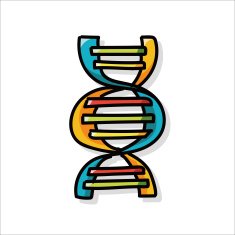 DNA color doodle N2
