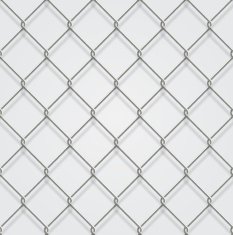 Seamless chain fence background with shadow