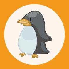 animal penguin cartoon theme elements N3