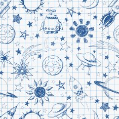 Seamless space pattern N24
