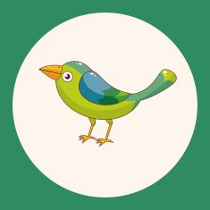bird cartoon theme elements vector eps N22