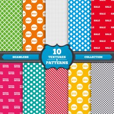Sale icons Special offer speech bubbles symbols N7