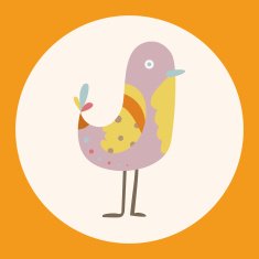 bird cartoon theme elements vector eps N25