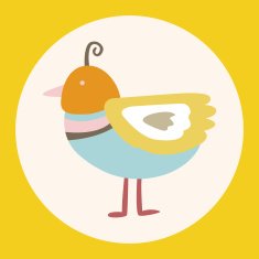 bird cartoon theme elements vector eps N26