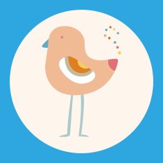 bird cartoon theme elements vector eps N29