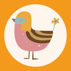 bird cartoon theme elements vector eps N33