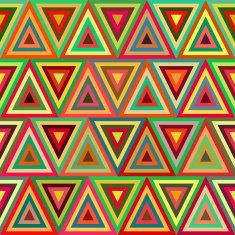 Luminous Triangles Repeatable Background