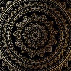 Gold mandala N20
