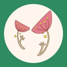 flower theme elements vector eps N43