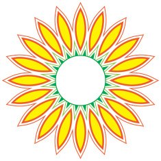 beautiful vector circular background N2