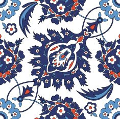 Arabesque seamless pattern N77