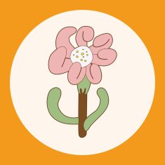 flower theme elements vector eps N59