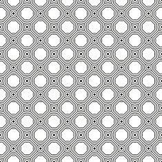 Seamless vector circle link pattern N2