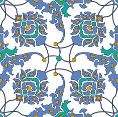 Arabesque seamless pattern N78