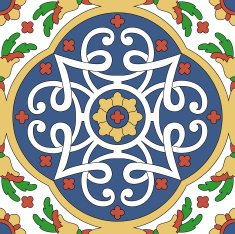 Arabesque seamless pattern N79