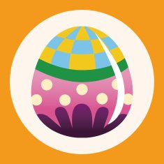 easter painting egg theme elements vector eps N6