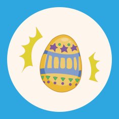 easter painting egg theme elements vector eps N16