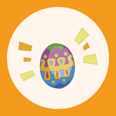 easter painting egg theme elements vector eps N22