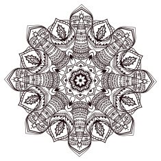 Ornament beautiful card N11