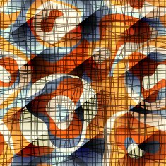 Abstract diagonal geometric pattern N16