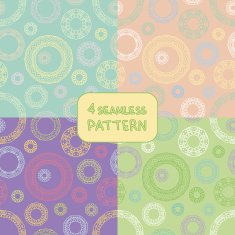 Set of Mexican patterns