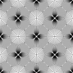 Black and white geometric seamless pattern N108