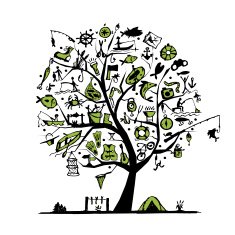 Fishing tree concept sketch for your design N2