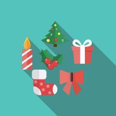Happy New Year and Marry Christmas Background N7