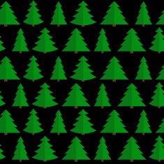 Christmas Flat Tree Seamless Pattern Background Vector Illustrat