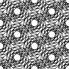 Black and white geometric seamless pattern N118