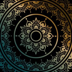 Gold mandala N21