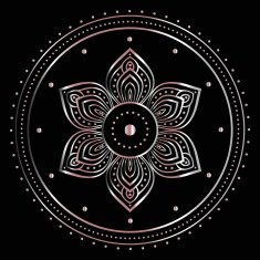 Gold mandala N23