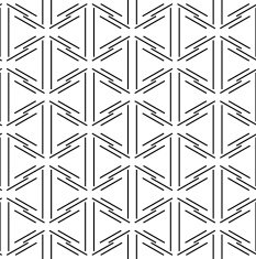 Black and white geometric seamless pattern N123