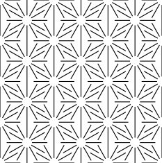 Black and white geometric seamless pattern N124