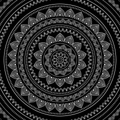 Silver mandala N38