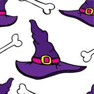 witch hat with bones N2
