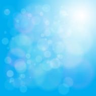 The natural bubble blue sky