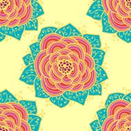 Seamless roses pattern Vector illustration