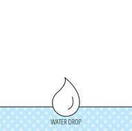 Water drop icon Liquid sign N8