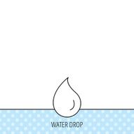 Water drop icon Liquid sign N9