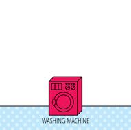 Washing machine icon Washer sign N3