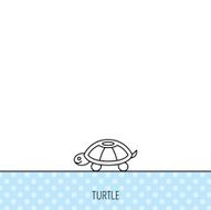 Turtle icon Tortoise sign N4