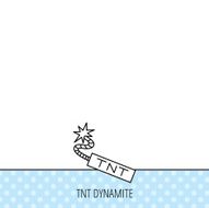 TNT dynamite icon Bomb explosion sign N2