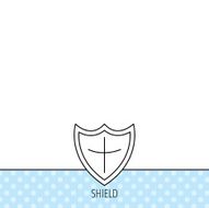 Shield icon Protection sign N5