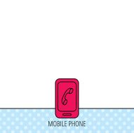 Smartphone icon Cellphone with touchscreen sign N5