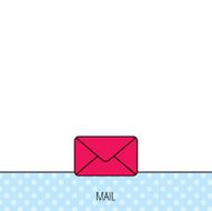 Envelope mail icon Email message sign N20