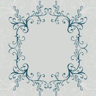 Calligraphic design element vintage pattern N31