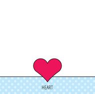 Heart icon Love sign N7