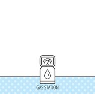 Gas station icon Petrol fuel pump sign N5