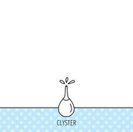 Medical clyster icon Enema sign N7